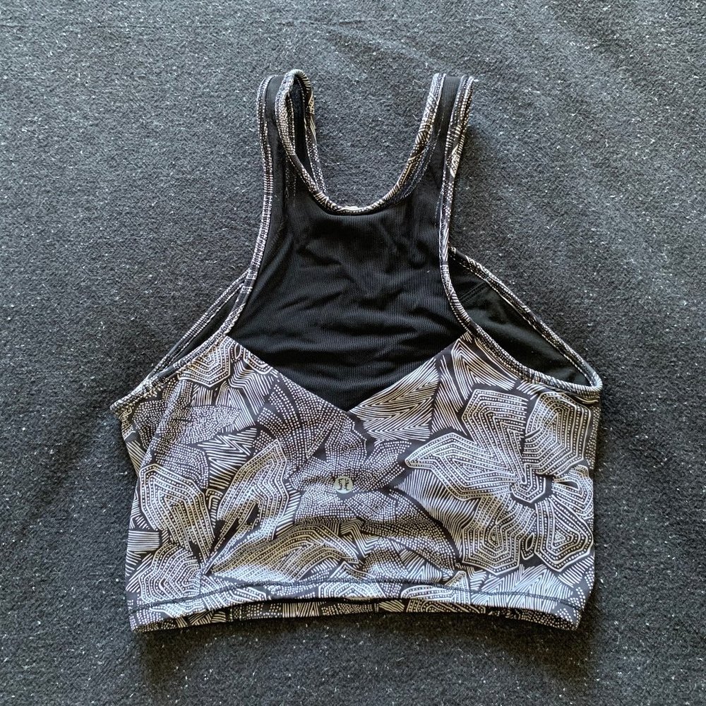 Lululemon High-Neck Mesh Bra